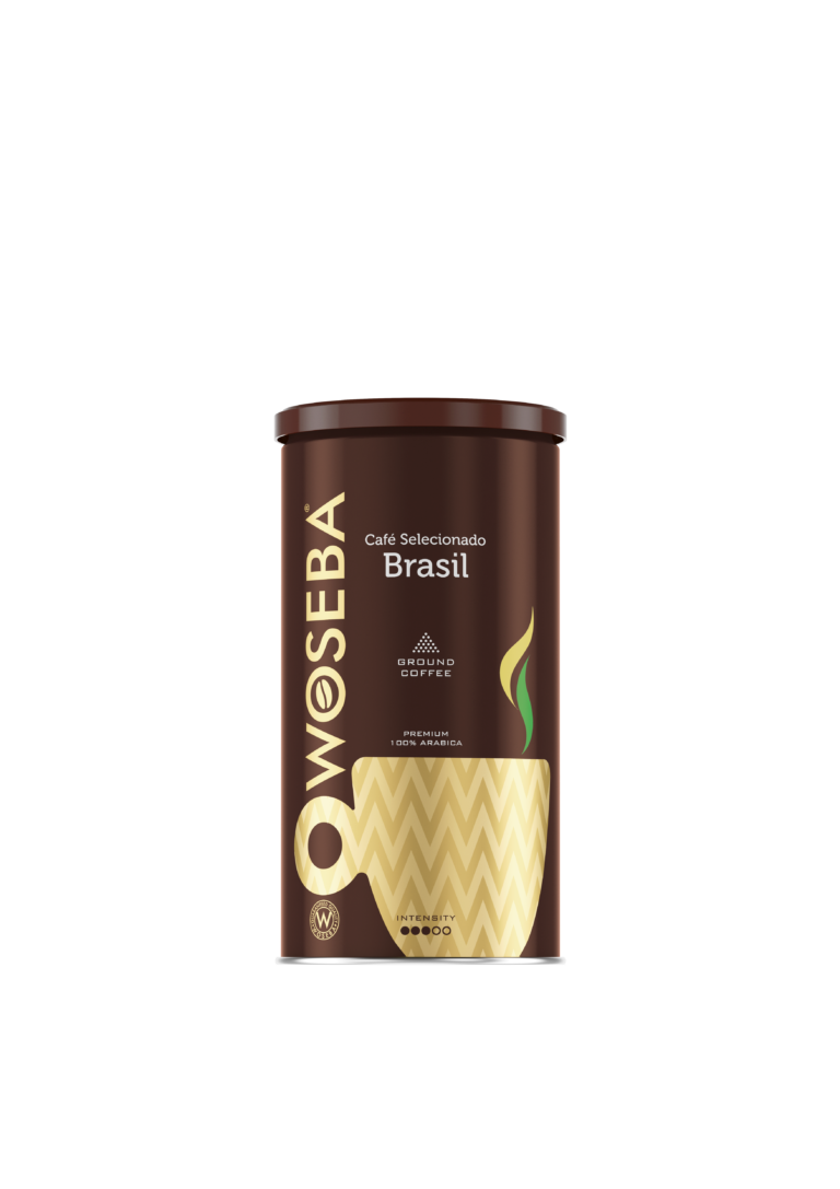 <p>Woseba Café Brasil, kawa mielona, puszka, widok przodem, 500 g</p>
