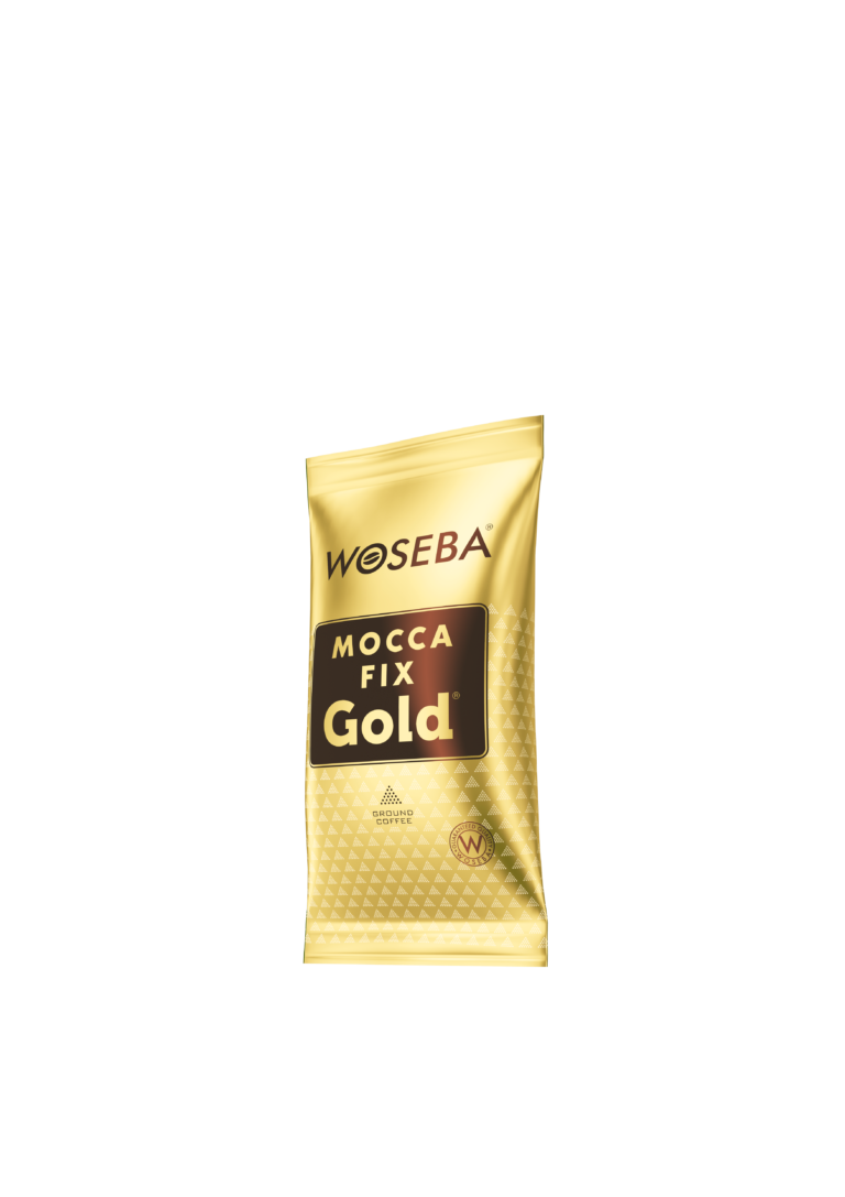 <p>Woseba Mocca Fix Gold, kawa mielona, stabilo, widok bokiem, 100 g</p>
