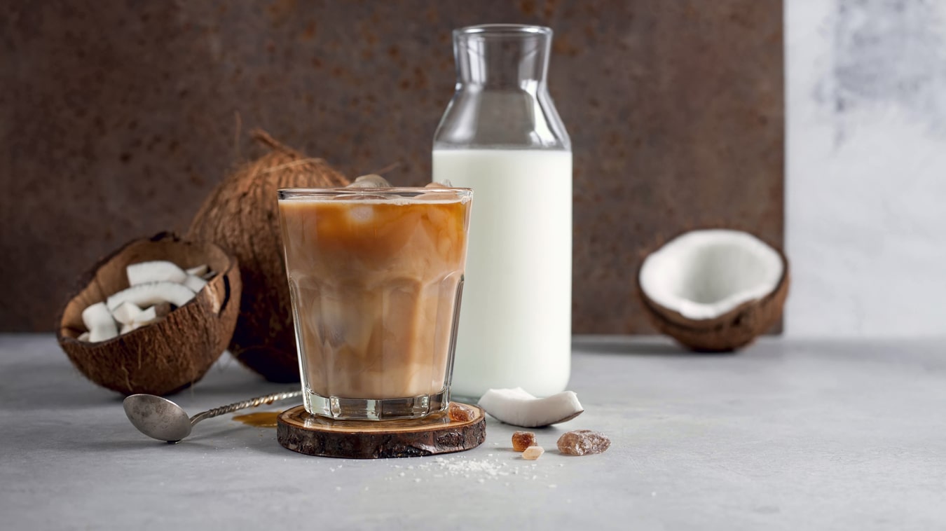 Kawa z likierem kokosowym
