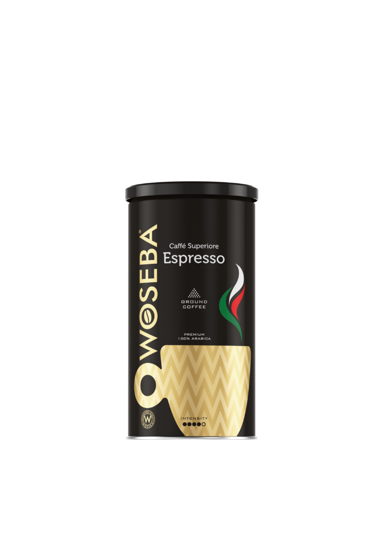 <p>Woseba Espresso, kawa mielona, puszka, widok przodem, 500 g</p>
