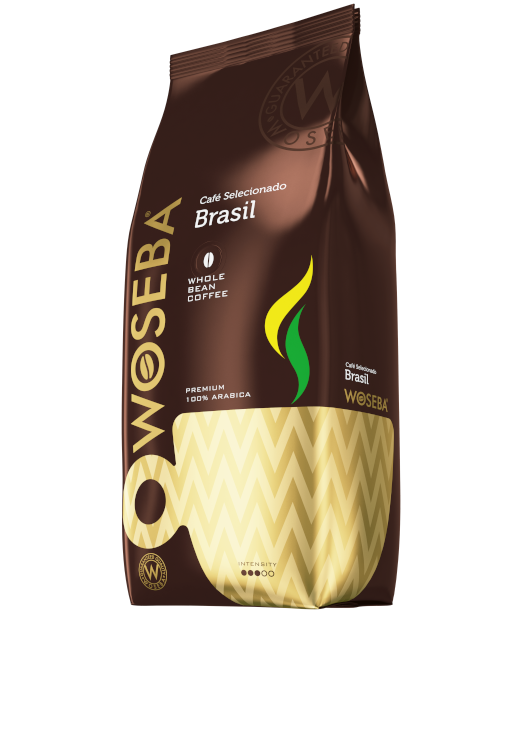 <p>Woseba Café Brasil, kawa ziarnista, stabilo, widok bokiem, 1000 g</p>
