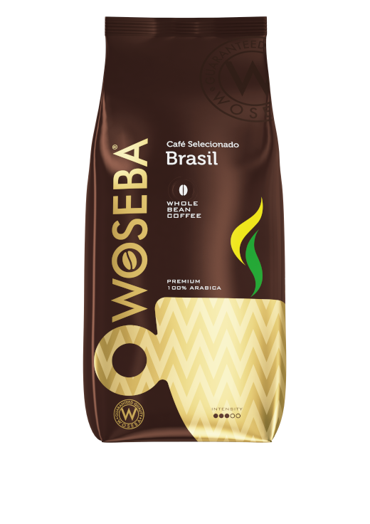 <p>Woseba Café Brasil, kawa ziarnista, stabilo, widok przodem, 1000 g</p>
