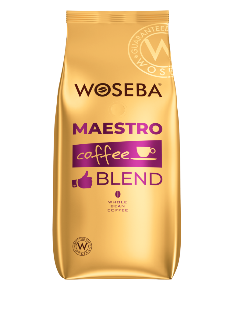 <p>Woseba Maestro, kawa ziarnista, stabilo, widok przodem, 1000 g</p>
