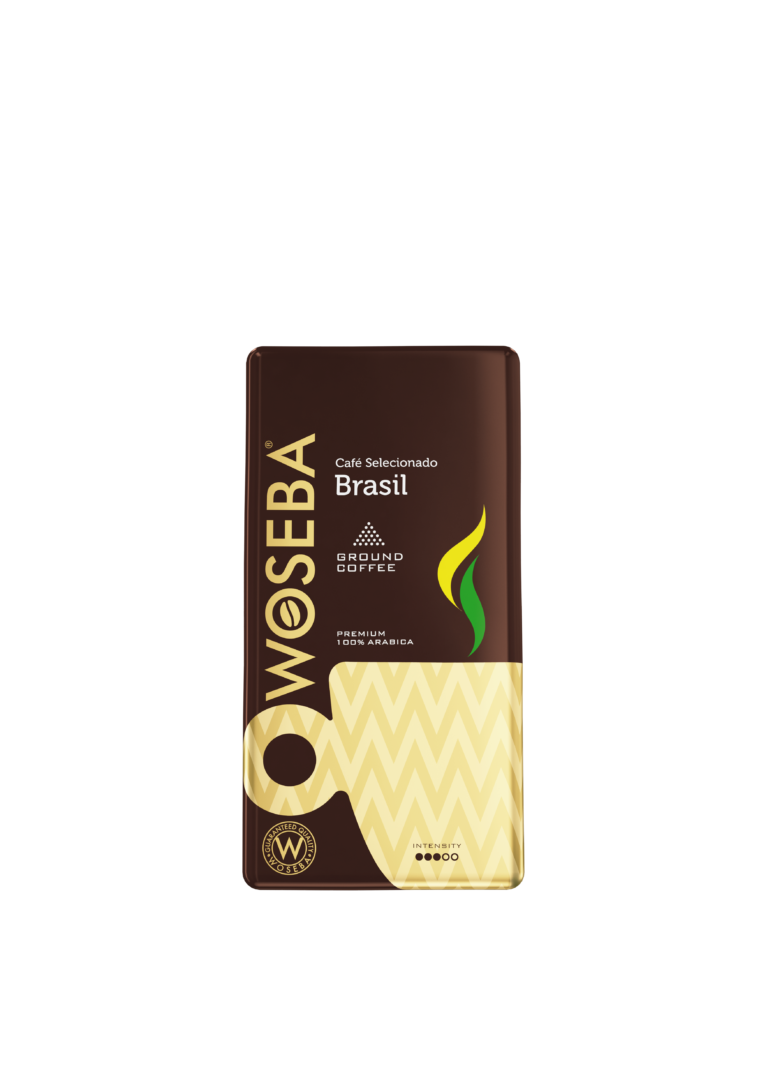 <p>Woseba Café Brasil, kawa mielona, vacuum, widok przodem, 500 g</p>
