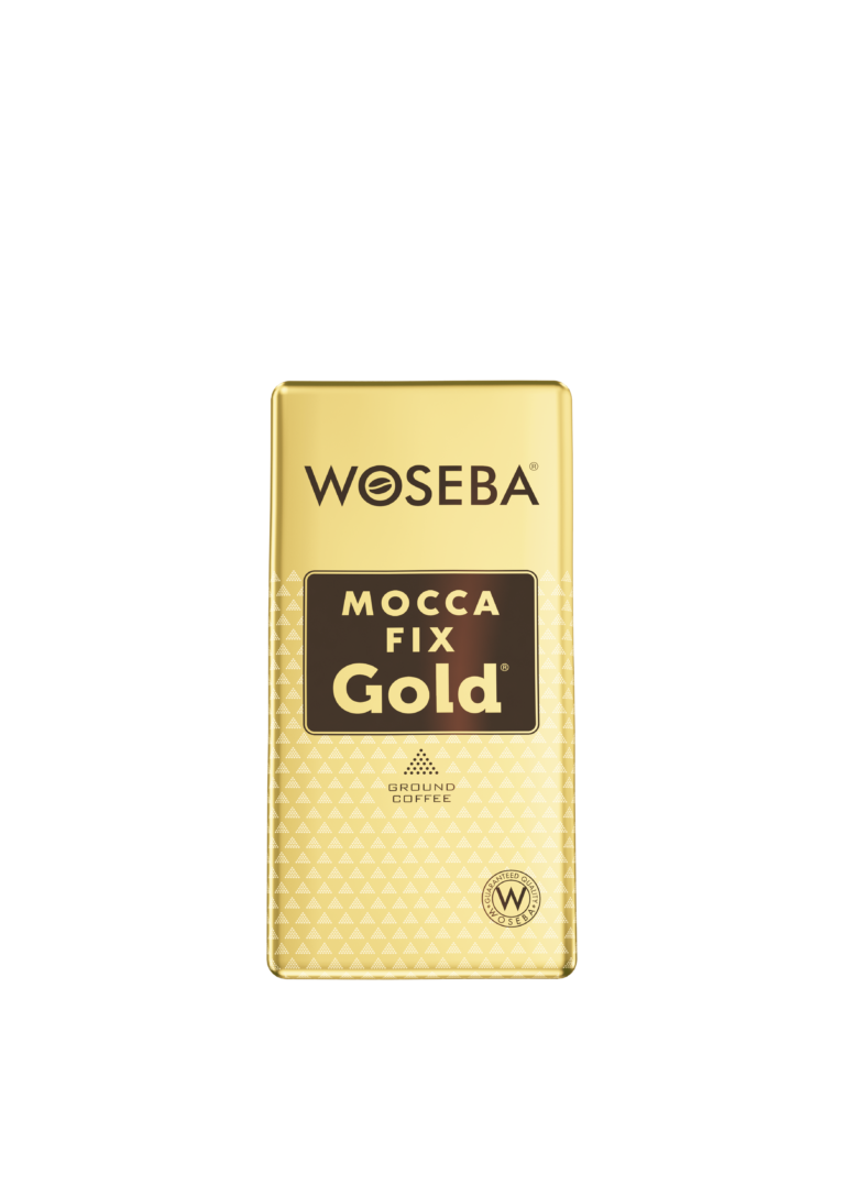 <p>Woseba Mocca Fix Gold, kawa mielona, vacuum, widok przodem, 500 g</p>
