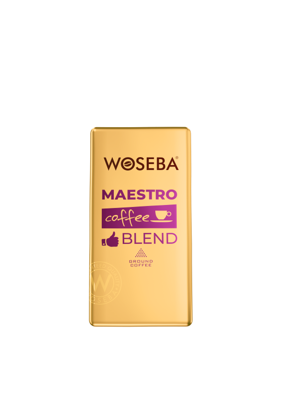 <p>Woseba Maestro, kawa mielona, vacuum, widok przodem, 500 g</p>

