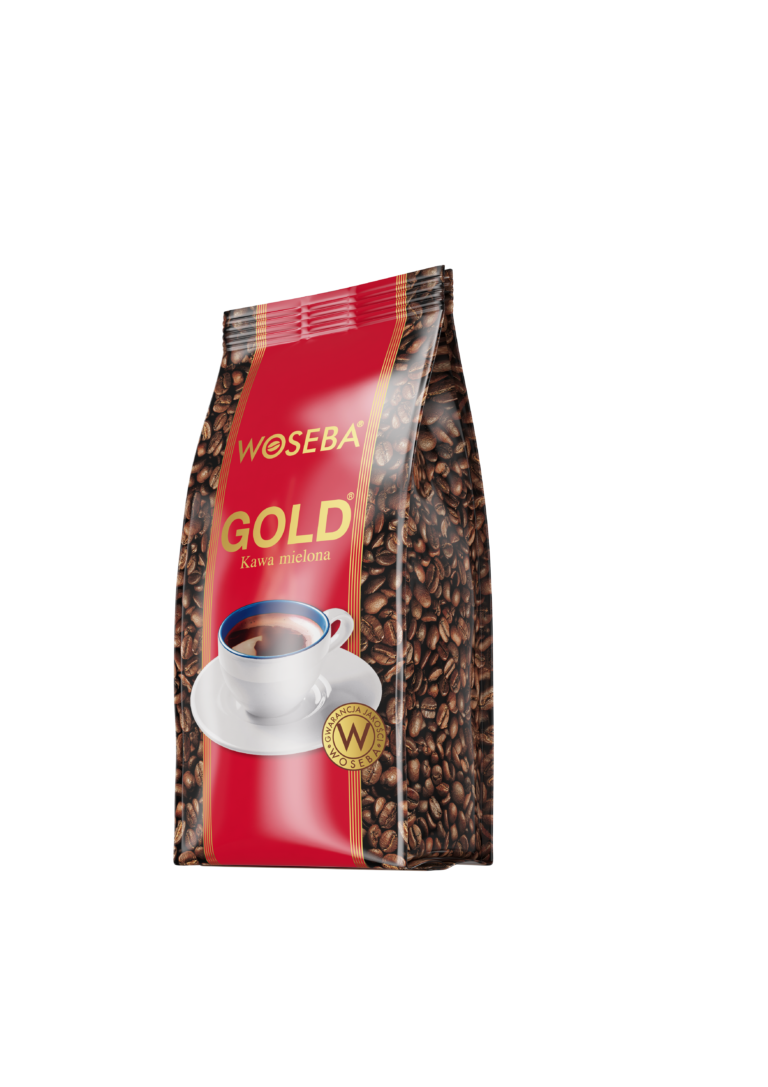 <p>Woseba Gold F, kawa mielona, stabilo, widok bokiem, 250 g</p>
